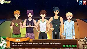 Game Friends Camp Episode 19: Night Swimming with Russian Voice Acting
