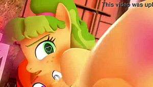 Ponypmv Spectacle Featuring Anime Characters