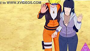 i love koikatsu naruto hinata hentai where hinata gives blowjob and handjob to big cock and cums