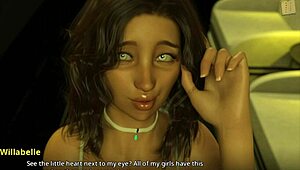 Beautiful girls with hearts of hope in animated porn video WVM 130