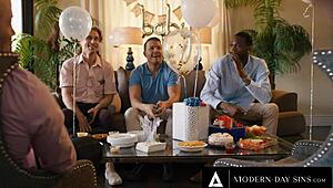 Casey's in-laws join in for a wild group sex session
