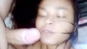 A shemale enjoys hot sex with a chubby white guy.