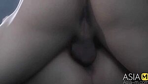 Saleswoman's Sexy Footjob in Hot Trailer