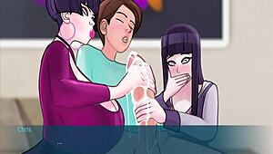 Getting fucked by hot whores with monster cocks in sexnote pt2