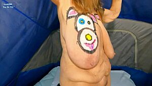 Dog on plump tits in a wild 12-photo slideshow