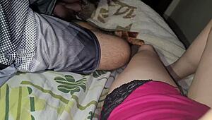 Stepdaughter says, I want to fuck in your room.