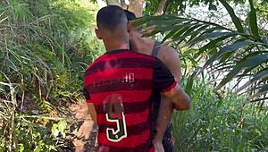 Took hot friend to trail for blowjob