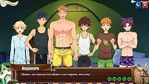 Game Friends Camp Episode 19: Night Swimming with Russian Voice Acting