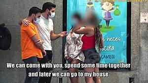 Steamy bus stop encounter leads to wild group fun