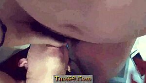 Siêu phẩm Chinese girl with glasses bangs boyfriend hard