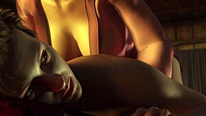 Treasure of Nadia Episode 2 - Sexy Milf Massages My Cock in Hentai Game