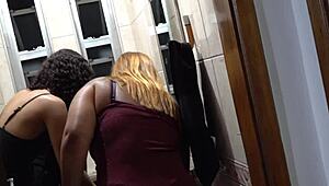 Big tits and big pussies in amateur action on camera