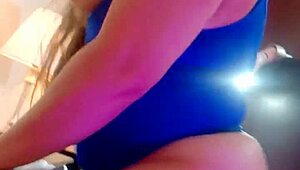 Wife slut sucks stepbrother's dick and balls, rides him rough, gets filled with cum