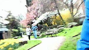 Beautiful Slut Pissing and Masturbating in Public London