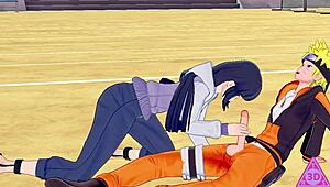 i love koikatsu naruto hinata hentai where hinata gives blowjob and handjob to big cock and cums