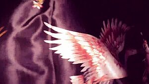 Horny Stepmother and Stepson Share Bed for Shaved Pussy Play