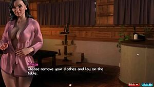 Treasure of Nadia Episode 2 - Sexy Milf Massages My Cock in Hentai Game