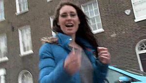 Beautiful Slut Pissing and Masturbating in Public London