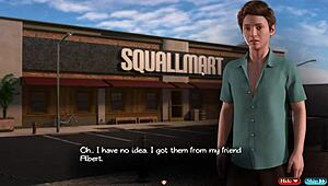 Treasure of Nadia Episode 2 - Sexy Milf Massages My Cock in Hentai Game