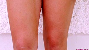 Super hot blonde teen swallowing for daddy