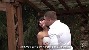 Wedding Fuck Part 1: Sneaking a Wild Ride with the Bride