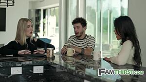 Porn with GF and stepson