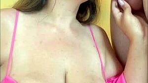 My Sexy Slutty Big Boob Stepsister Excites Over Teasing My Boner