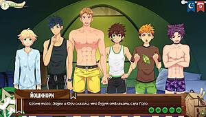 Game Friends Camp Episode 19: Night Swimming with Russian Voice Acting