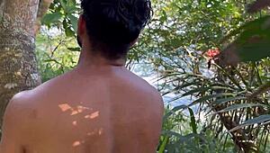 Took hot friend to trail for blowjob