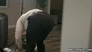 Leather Bunny Photoshoot Turns Into Wild Foursome