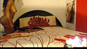 throwback powerhouse squirting from huge ebony workout