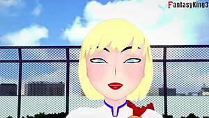 want to see power girl in pov with superman fantasy?