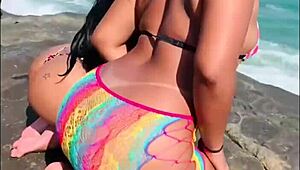 i felt wild at nudist beach orgy with 100 watchers