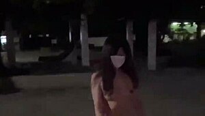 Wandering Town with Rabbit Anal Tail for Crazy Quickie Fun