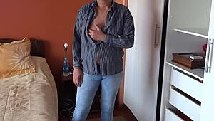 i enjoy seeing how i attract attention by exposing myself and starting to touch