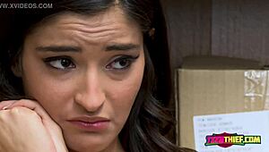 Officer Fucks Petite Teen 18+ at Work