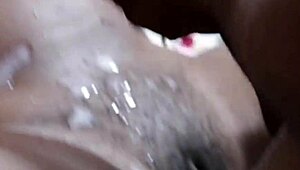 My neighbor surprised me with a one-night stand, sucking my big black cock and fucking outdoors.