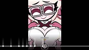 Plucknix Gets Fucked by Huge Cock to Music Rhythm in Hentai Game