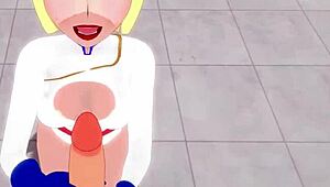 want to see power girl in pov with superman fantasy?