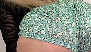 my bbw stepmom soraya culona strips for my friend's camera, oops!