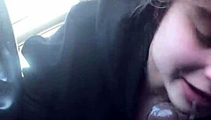 Wow, my lesbian bestfriend giving road head is wild!