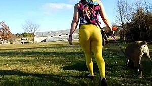 Aunt Sammi’s yoga pants drive taboo asshole crazy, damn!