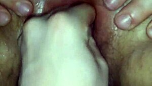 lovie takes rough fisting in big ass, feeling every inch