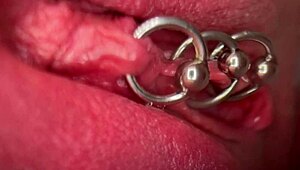 man, watchin’ my pierced pussy n’ clit up close in pee vids compilation