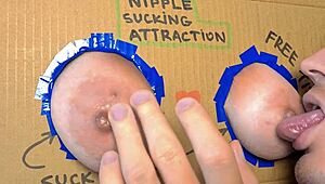 I’m Obsessed With Sucking Those Big Natural Nipples on Homemade Video