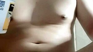 Wax cock foreplay in narrative scene.