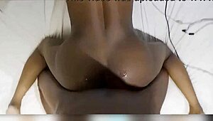 Rough Doggy With Petite Ebony Bent Over