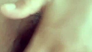 sexy morena masturbates hairy pussy 😏