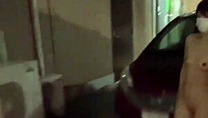 Wandering Town with Rabbit Anal Tail for Crazy Quickie Fun