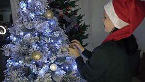 i received hot sex and oral creampie from stepsister anna as christmas gift